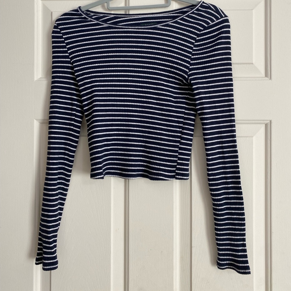 Cropped Stripped Crop Top